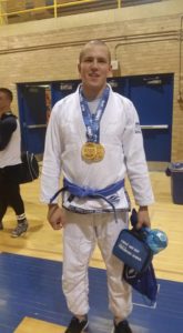 I won the blue belt heavy and open class in 2015.